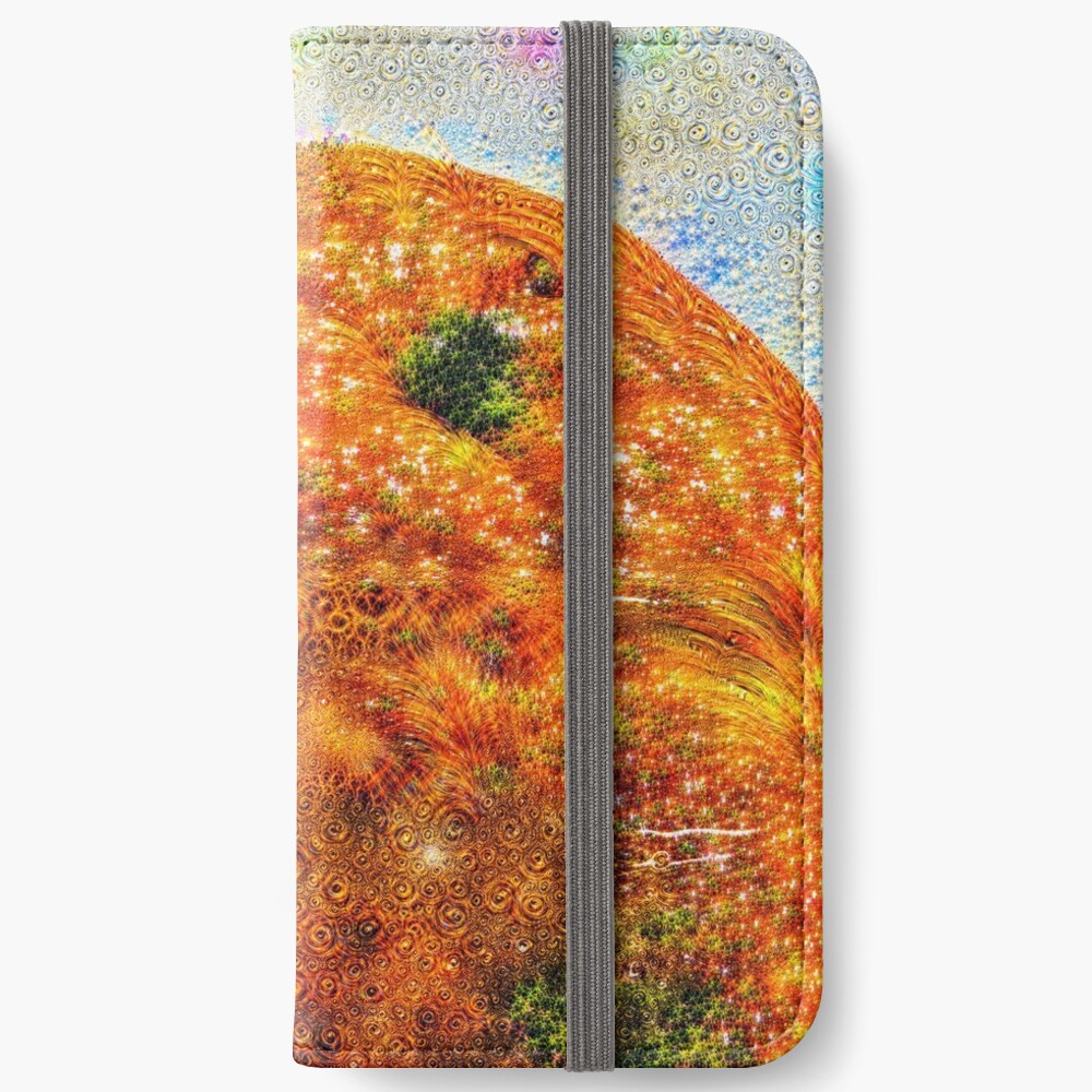 #DeepDreamed Frozen Orange iPhone Wallet
