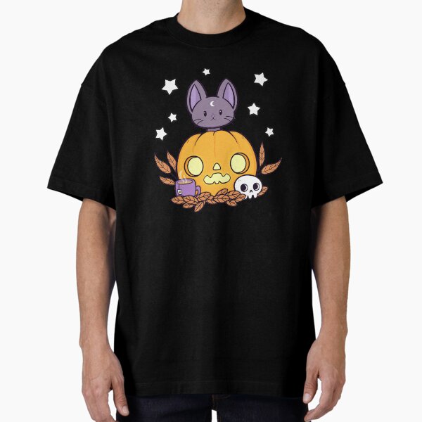 Item preview, Pumpkin Cats Son // Black | Nikury designed and sold by nikury.