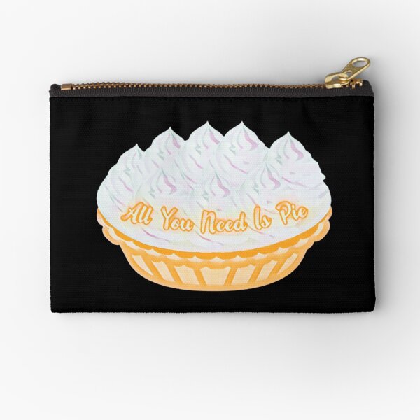 All You Need Is Pie (Peach) Zipper Pouch