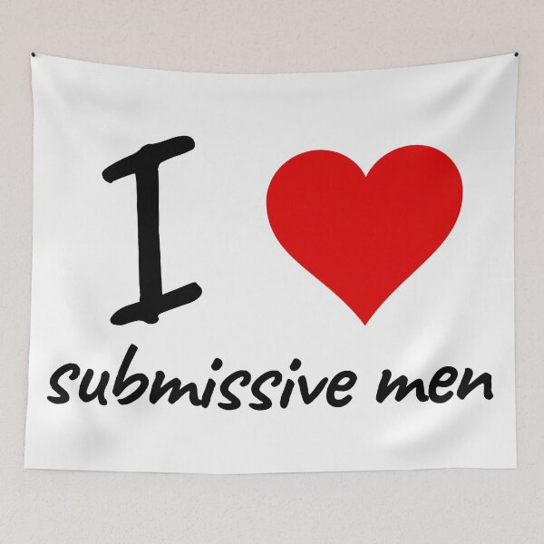 Item preview, i love submissive men designed and sold by MokonoKokoro.