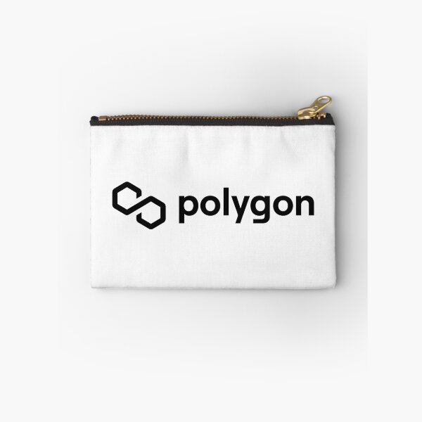 Item preview, Polygon MATIC Crypto Altcoin - Clean Horizontal Black Logo with Black Text Logo designed and sold by CryptoMoods.