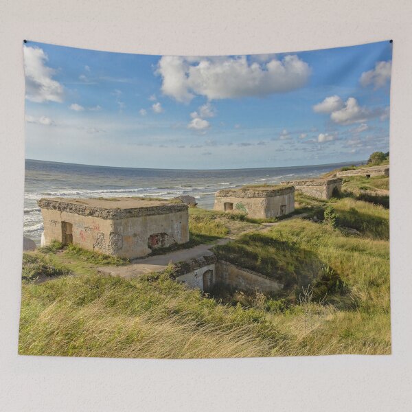Item preview, Line of bunkers on the coast of the Baltic sea at Karosta designed and sold by xophotography.
