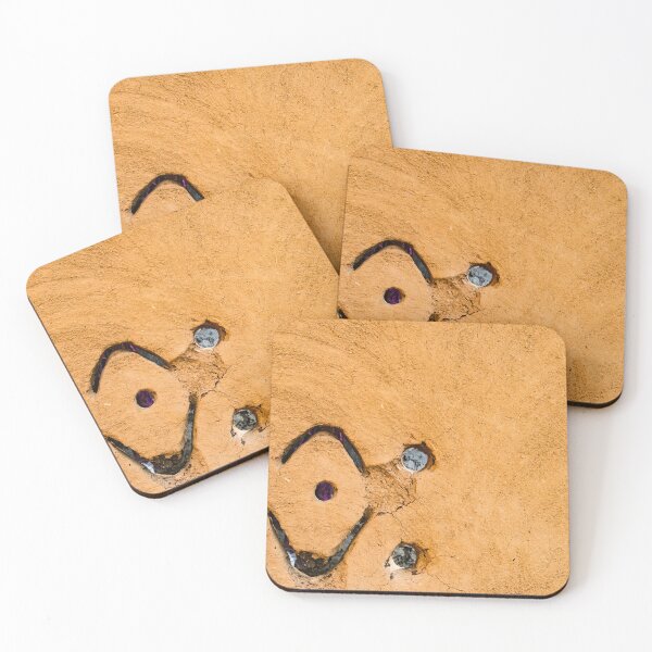 Item preview, Ocher abstraction, Rajasthan, India designed and sold by Lie Yim.