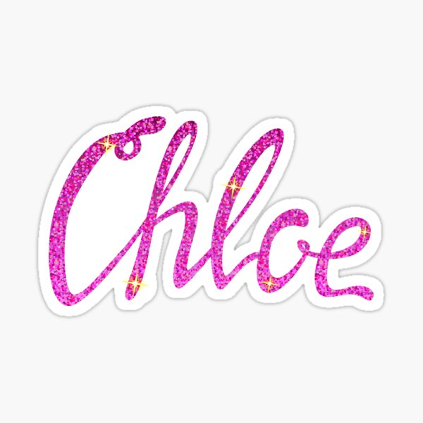 Chloe Name Sticker By Marishkayu Redbubble 0605