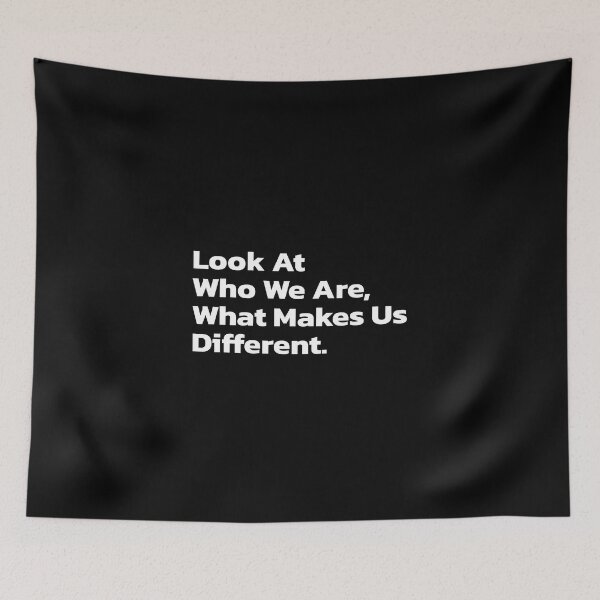 Item preview, Look at who we are, what makes us different. designed and sold by Quote a Passage.