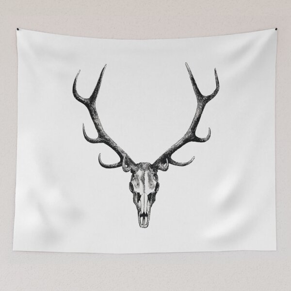 Item preview, Skull Horn T-Shirt and Sticker  designed and sold by gothamel.
