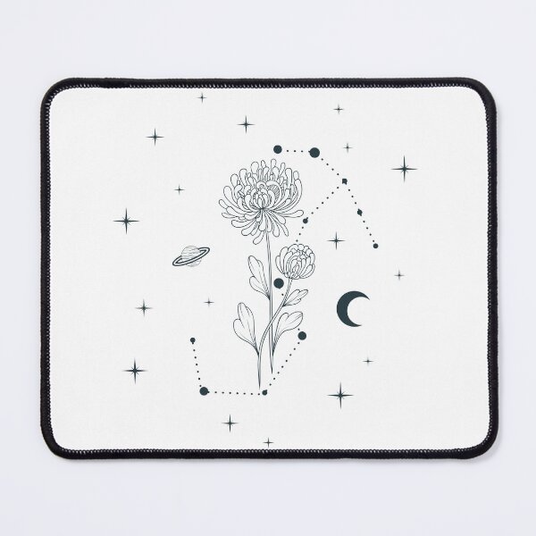Item preview, November Chrysanthemum Birth Month Flower Constellation designed and sold by OmniRoseArt.