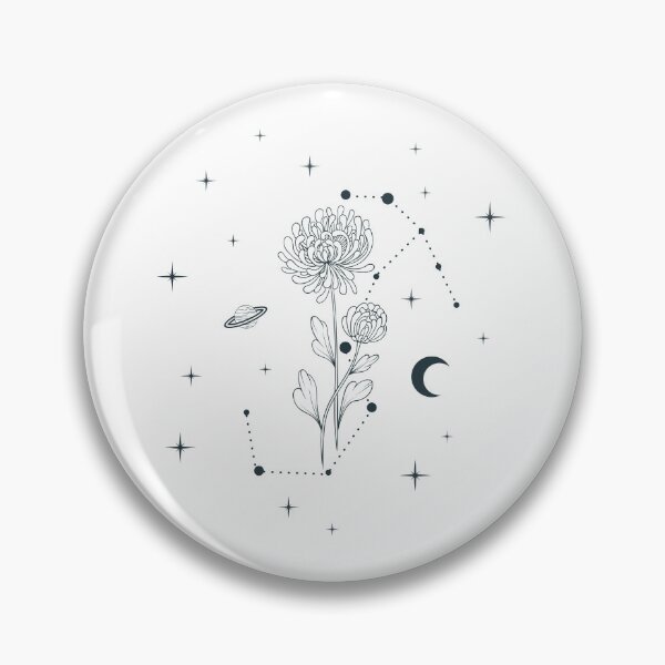 Item preview, November Chrysanthemum Birth Month Flower Constellation designed and sold by OmniRoseArt.