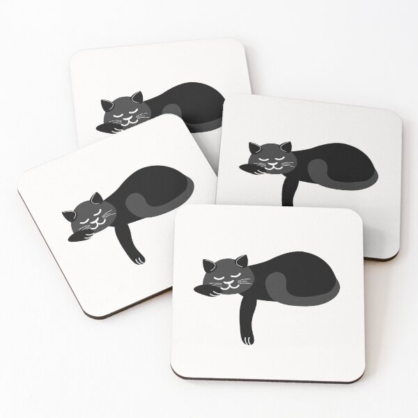 Item preview, Black Tabby Cat Nap | Funny Kitten Gift Ideas designed and sold by Fluffy-Vectors.