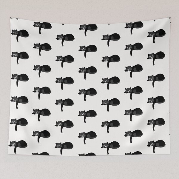 Item preview, Black Tabby Cat Nap | Funny Kitten Gift Ideas designed and sold by Fluffy-Vectors.