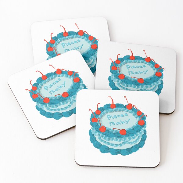 Item preview, Zodiac cake: Pisces baby (cherries on top cake) designed and sold by Latenight-Art.