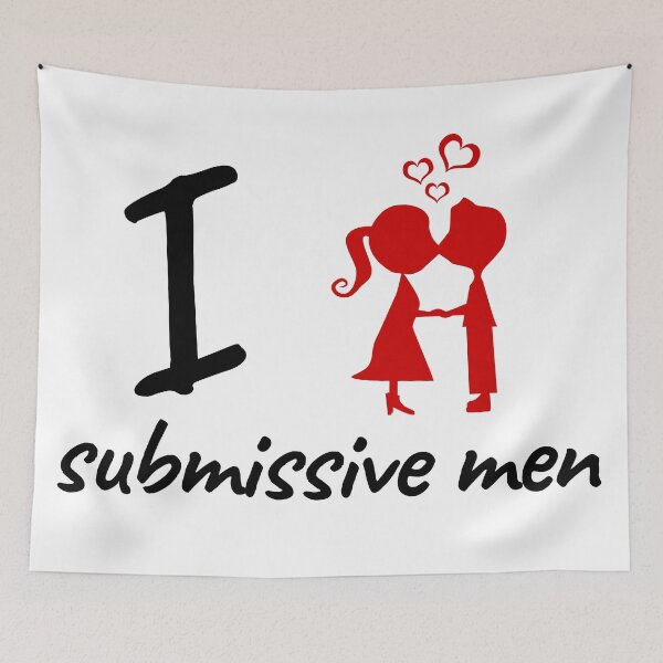 Item preview, i love submissive men designed and sold by MokonoKokoro.
