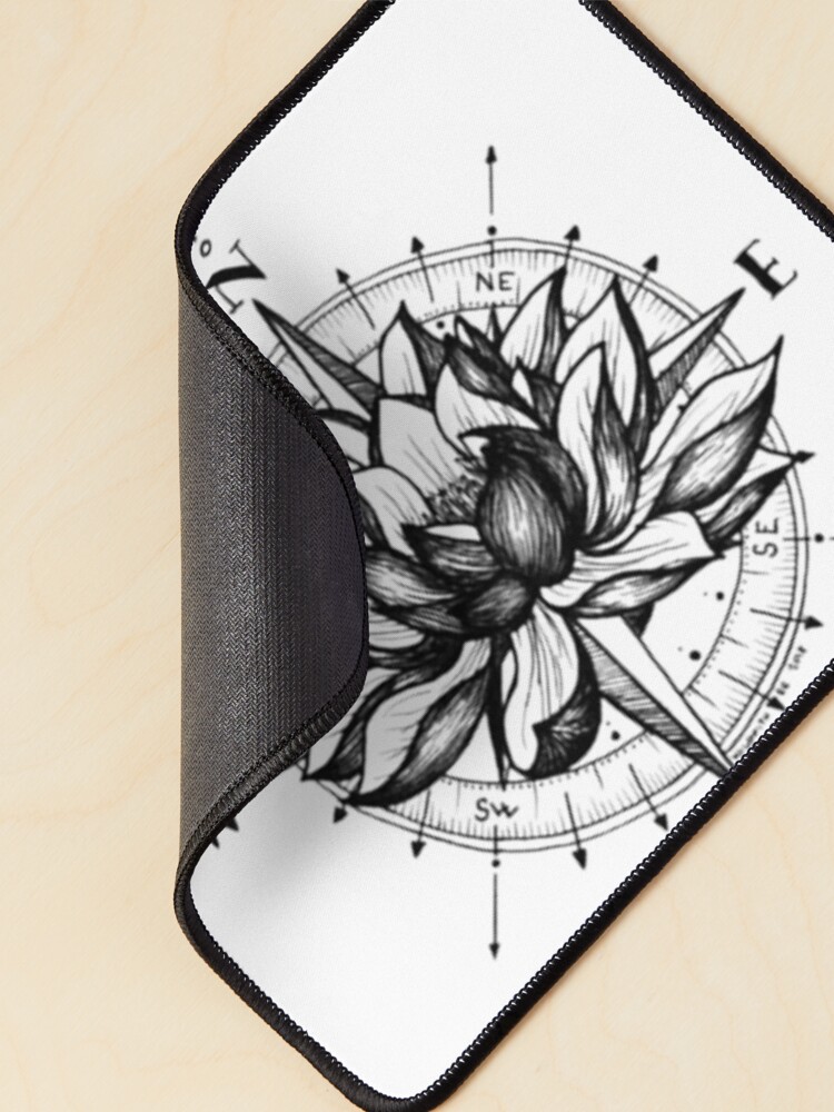 Thumbnail 2 of 5, Mouse Pad, Compass Rose designed and sold by AmericanCars.
