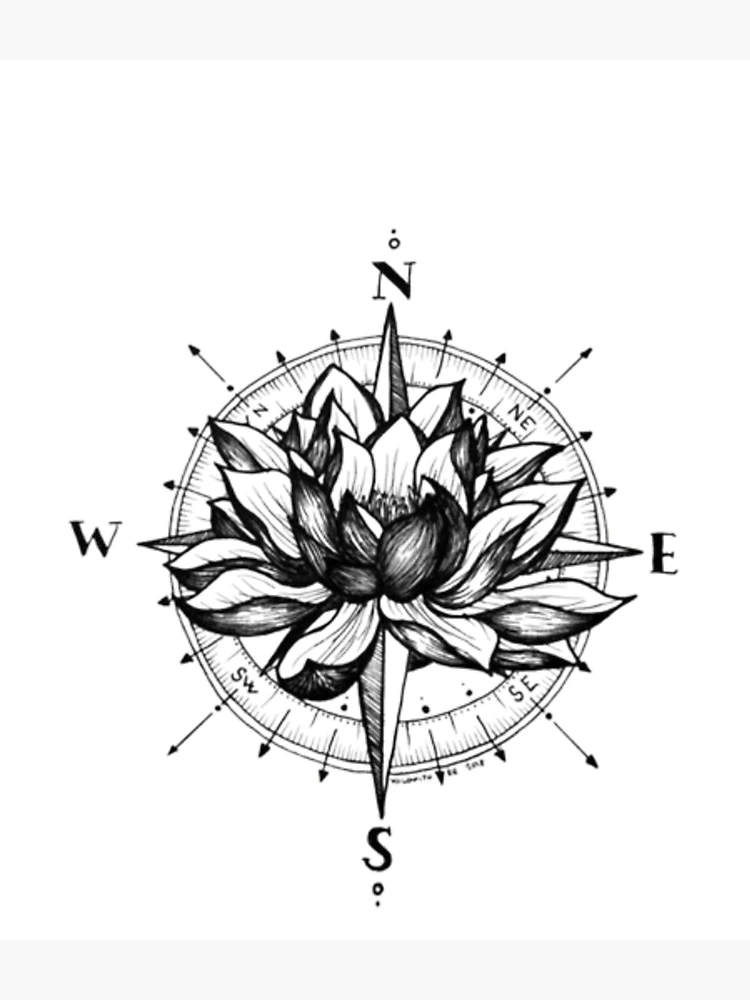 Thumbnail 3 of 3, Backpack, Compass Rose designed and sold by Illa Bobyk.