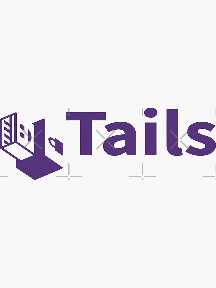 Thumbnail 3 of 3, Sticker, tails linux distribution designed and sold by yourgeekside.