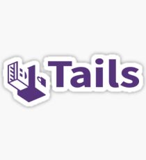 tails linux distribution Sticker