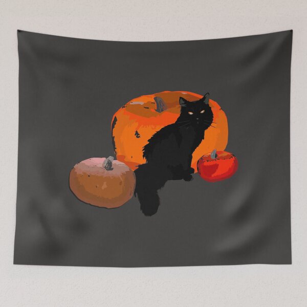 Item preview, Black Cat and Pumpkin  designed and sold by Nata-V.