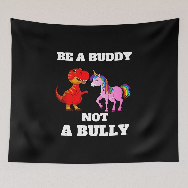 Item preview, Be a buddy not a bully, unicorn designed and sold by HarriPaloma.