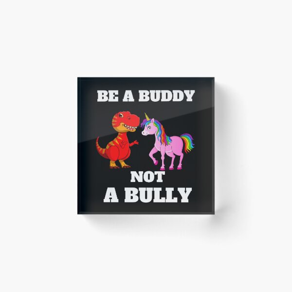 Item preview, Be a buddy not a bully, unicorn designed and sold by HarriPaloma.