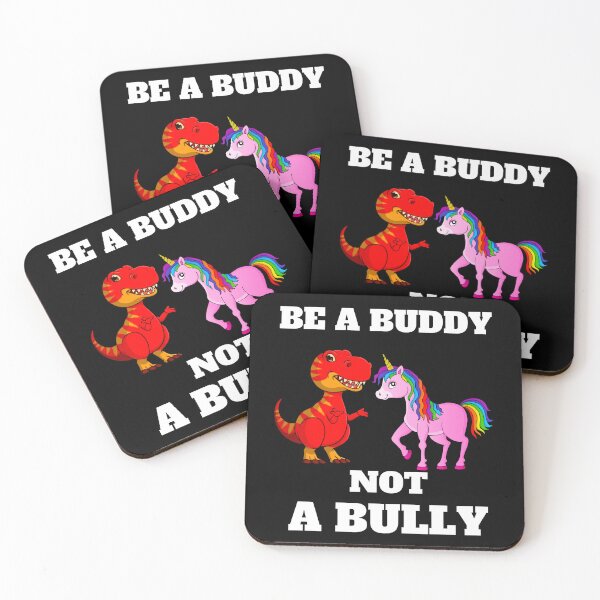 Item preview, Be a buddy not a bully, unicorn designed and sold by HarriPaloma.