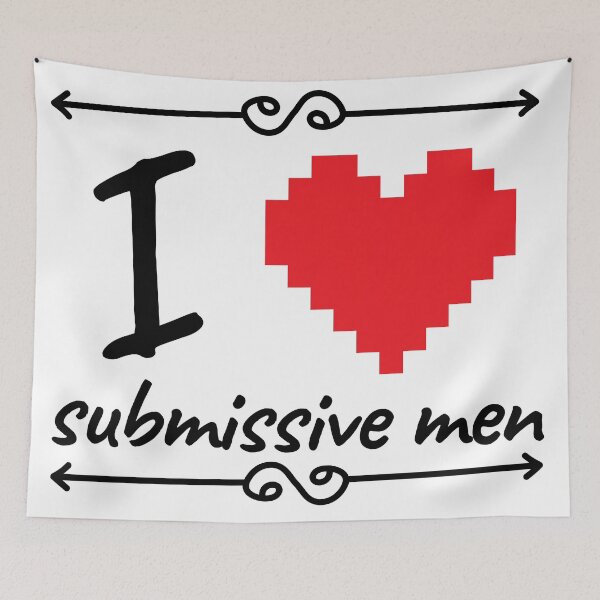 Item preview, i love submissive men designed and sold by MokonoKokoro.