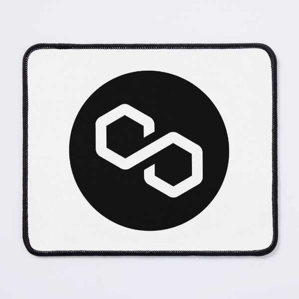 Item preview, Polygon MATIC Crypto Altcoin - Clean Black Logo Variant #2 designed and sold by CryptoMoods.