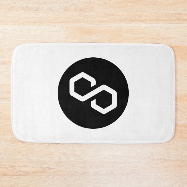 Item preview, Polygon MATIC Crypto Altcoin - Clean Black Logo Variant #2 designed and sold by CryptoMoods.