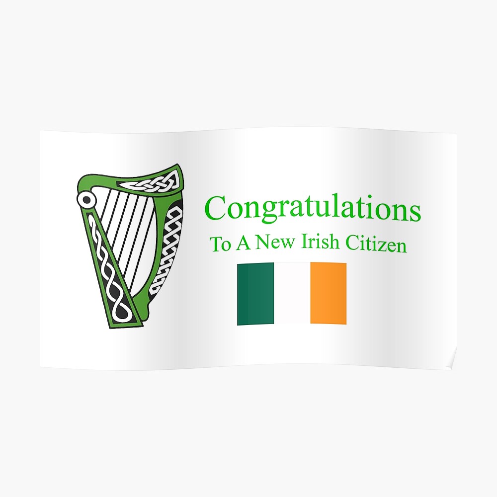 Congratulations to a new Irish Citizen 