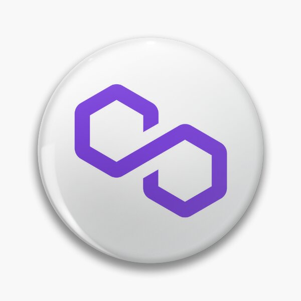 Item preview, Polygon MATIC Crypto Altcoin - Clean White Logo Variant #1 designed and sold by CryptoMoods.