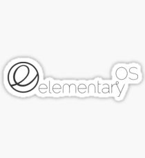 elementary OS linux distribution Sticker