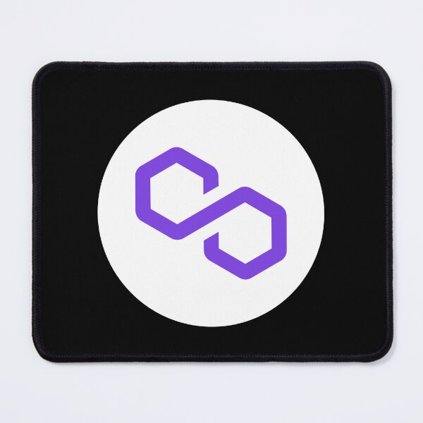 Item preview, Polygon MATIC Crypto Altcoin - Clean White Logo Variant #2 designed and sold by CryptoMoods.