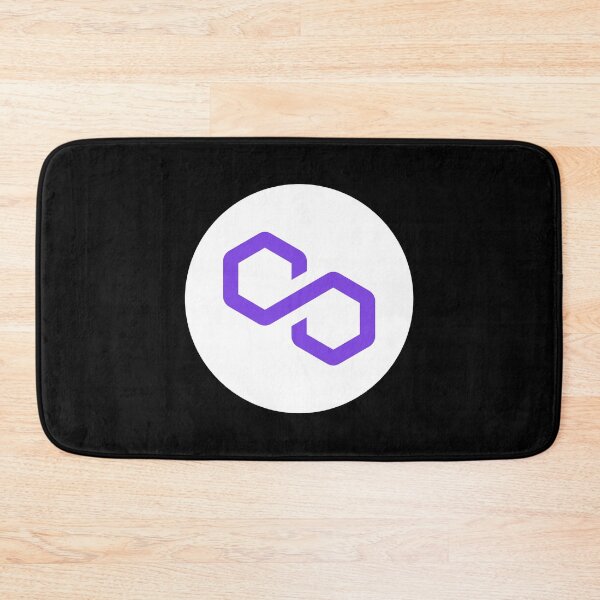 Item preview, Polygon MATIC Crypto Altcoin - Clean White Logo Variant #2 designed and sold by CryptoMoods.