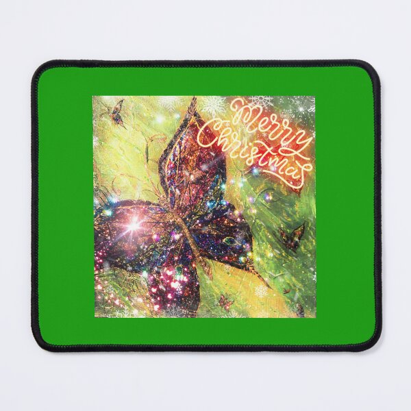 Item preview, Merry Christmas (Wonky Butterfly) designed and sold by ItaStephenson.