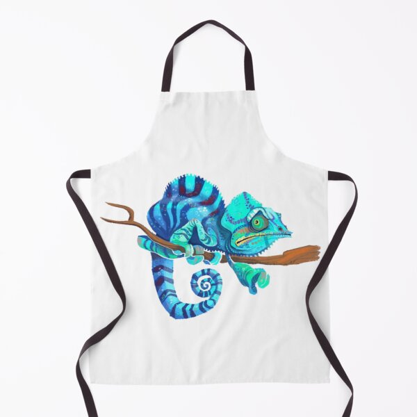 Item preview, Blue Aqua Chameleon designed and sold by Ink Bloom Studio ⭐⭐⭐⭐⭐.