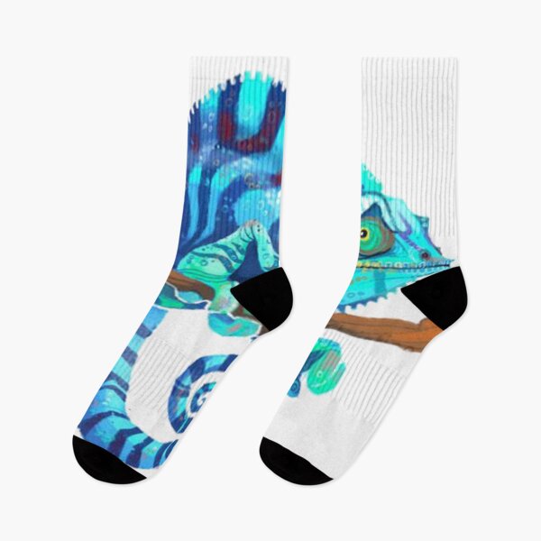 Item preview, Blue Aqua Chameleon designed and sold by Ink Bloom Studio ⭐⭐⭐⭐⭐.