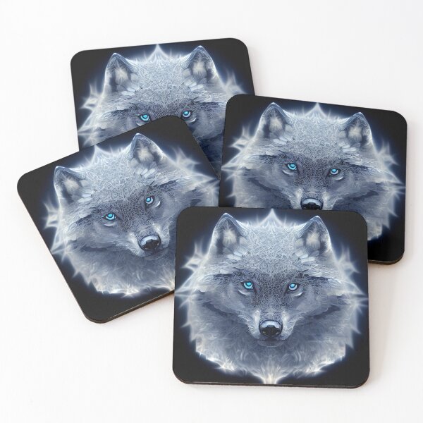 Item preview, Blue Cosmic Wolf designed and sold by KasparBakken.