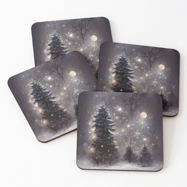 Item preview, Christmas Trees at Night designed and sold by AmazeFX.