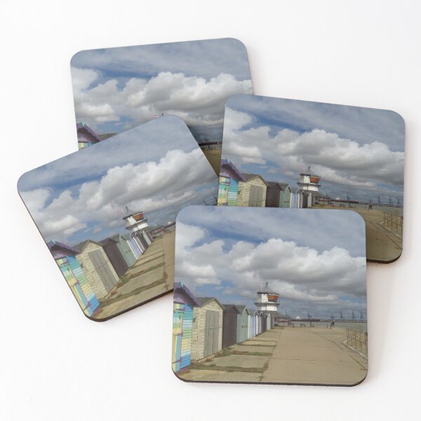 Item preview, Low Lighthouse and Beach Huts, Harwich designed and sold by wiggyofipswich.
