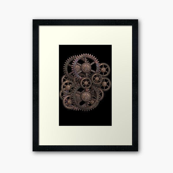 Aperçu de l'œuvre  Engrenages Steampunk créée et vendue par Gothic Fantasy.