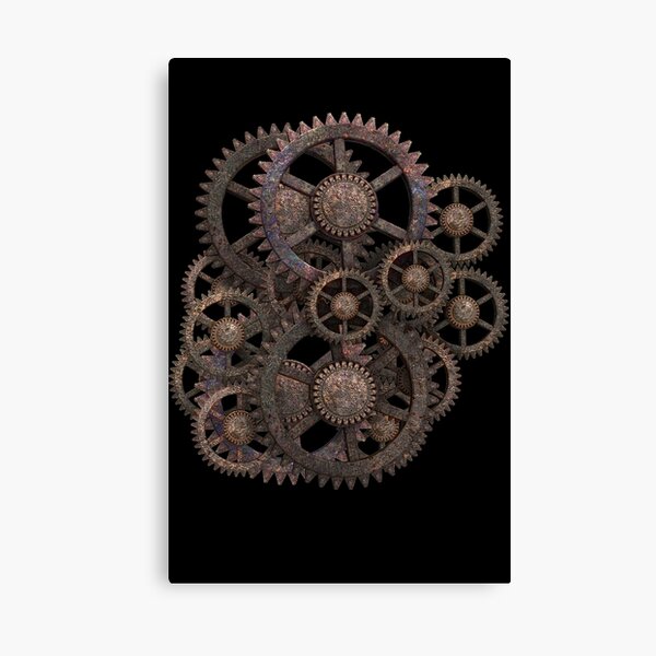 Aperçu de l'œuvre  Engrenages Steampunk créée et vendue par Gothic Fantasy.