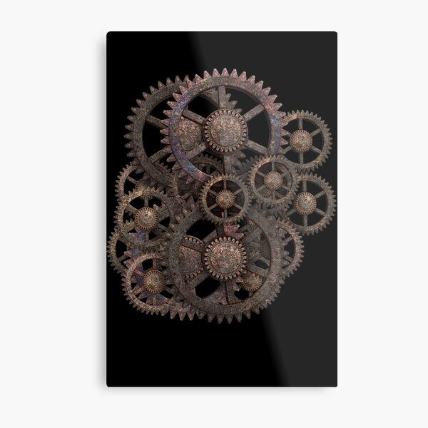 Aperçu de l'œuvre  Engrenages Steampunk créée et vendue par Gothic Fantasy.