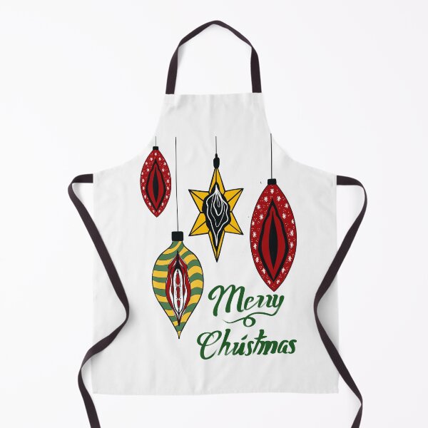Item preview, Merry Christmas Vulva Baubles designed and sold by Tammie Sharp.