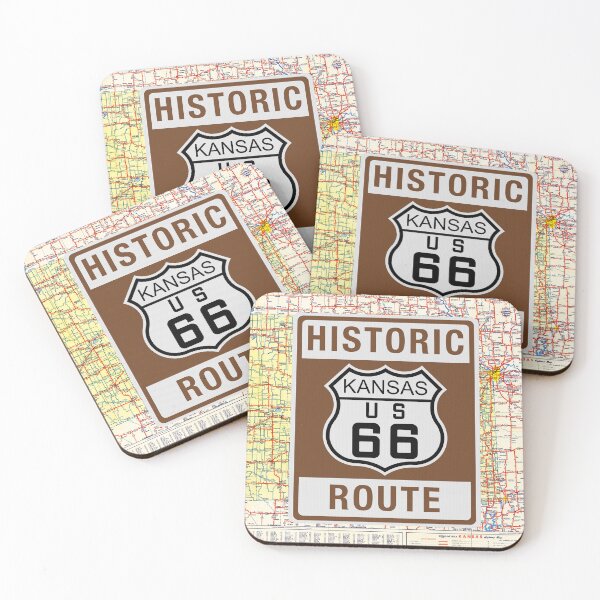 Item preview, Historic Route 66 Kansas designed and sold by Enzwell.