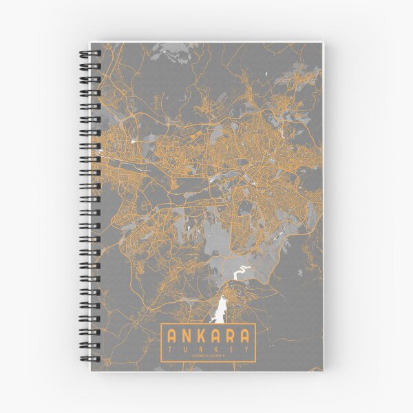 Item preview, Ankara City Map of Turkey - Bauhaus designed and sold by deMAP.