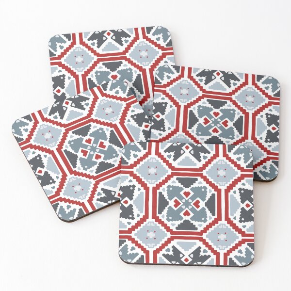 Item preview, Scandinavian Christmas Nordic style vintage pattern designed and sold by PG Illustration.