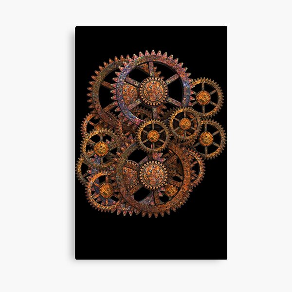 Aperçu de l'œuvre   Engrenages Steampunk créée et vendue par Gothic Fantasy.