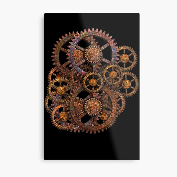 Aperçu de l'œuvre   Engrenages Steampunk créée et vendue par Gothic Fantasy.