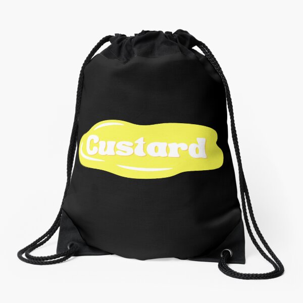 Custard Puddle Drawstring Bag