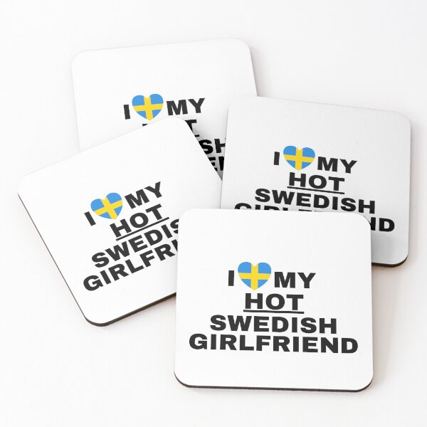 Item preview, I Love My Hot Swedish Girlfriend T Shirt designed and sold by Suzy Perez Art.