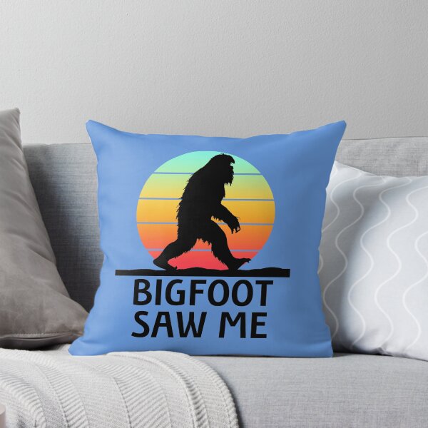 Item preview, Bigfoot Saw Me -  gradient sunset tee shirts stickers pillows and more designed and sold by FlippinTurtles.